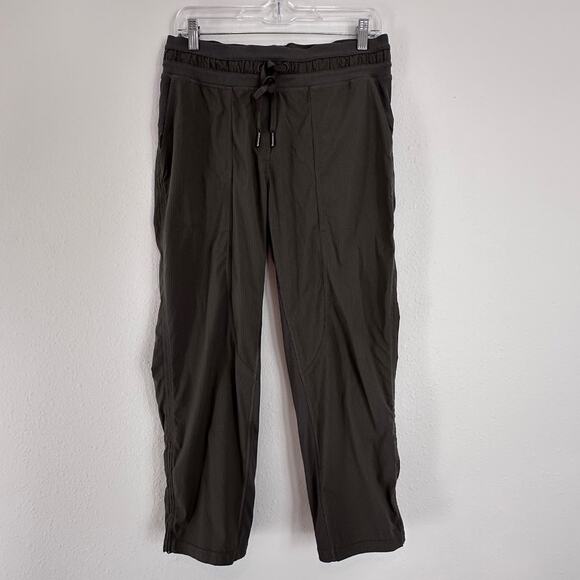 Lululemon Dance Studio Mid-Rise Cropped Pant, Army Green, Size 8 - Picture 2 of 9